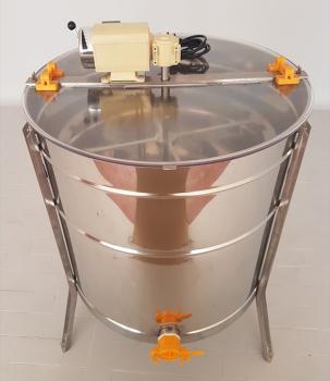 Elektrische Radialschleuder Edelstahl mit Getriebemotor für 12 Rähmchen